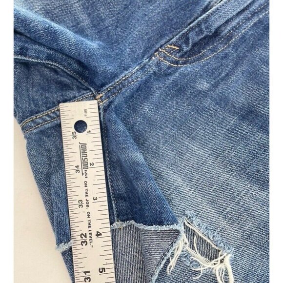 Gap 1969 Original Best Girlfriend Jean Shorts Womens Size 27 Distressed Cut Off - Picture 10 of 10